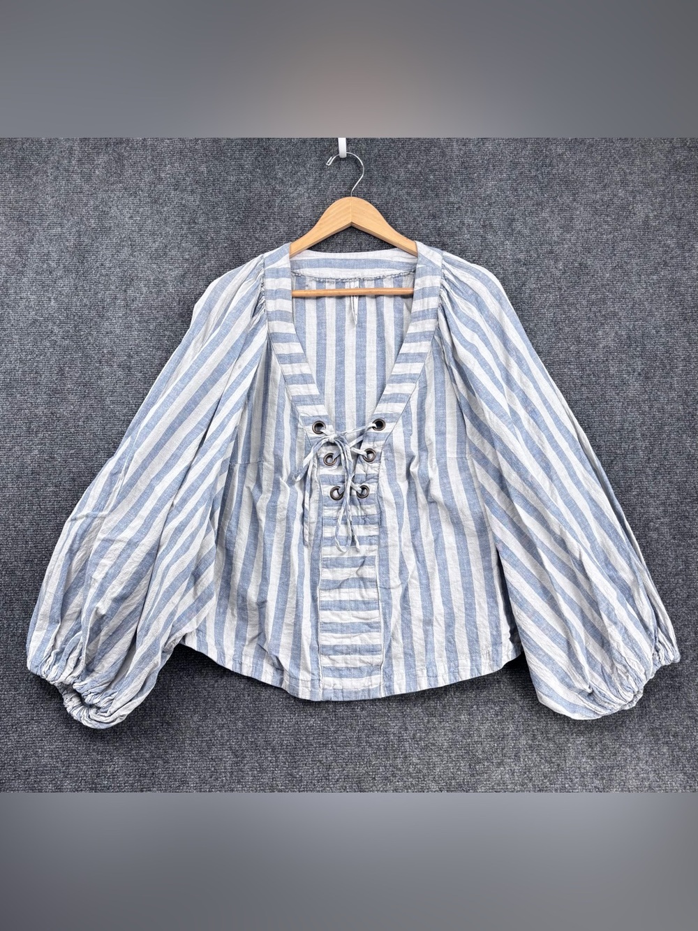 Anthropologie Boho Pirate Nautical Striped Dolman Sleeves Top Women’s Plus 2X